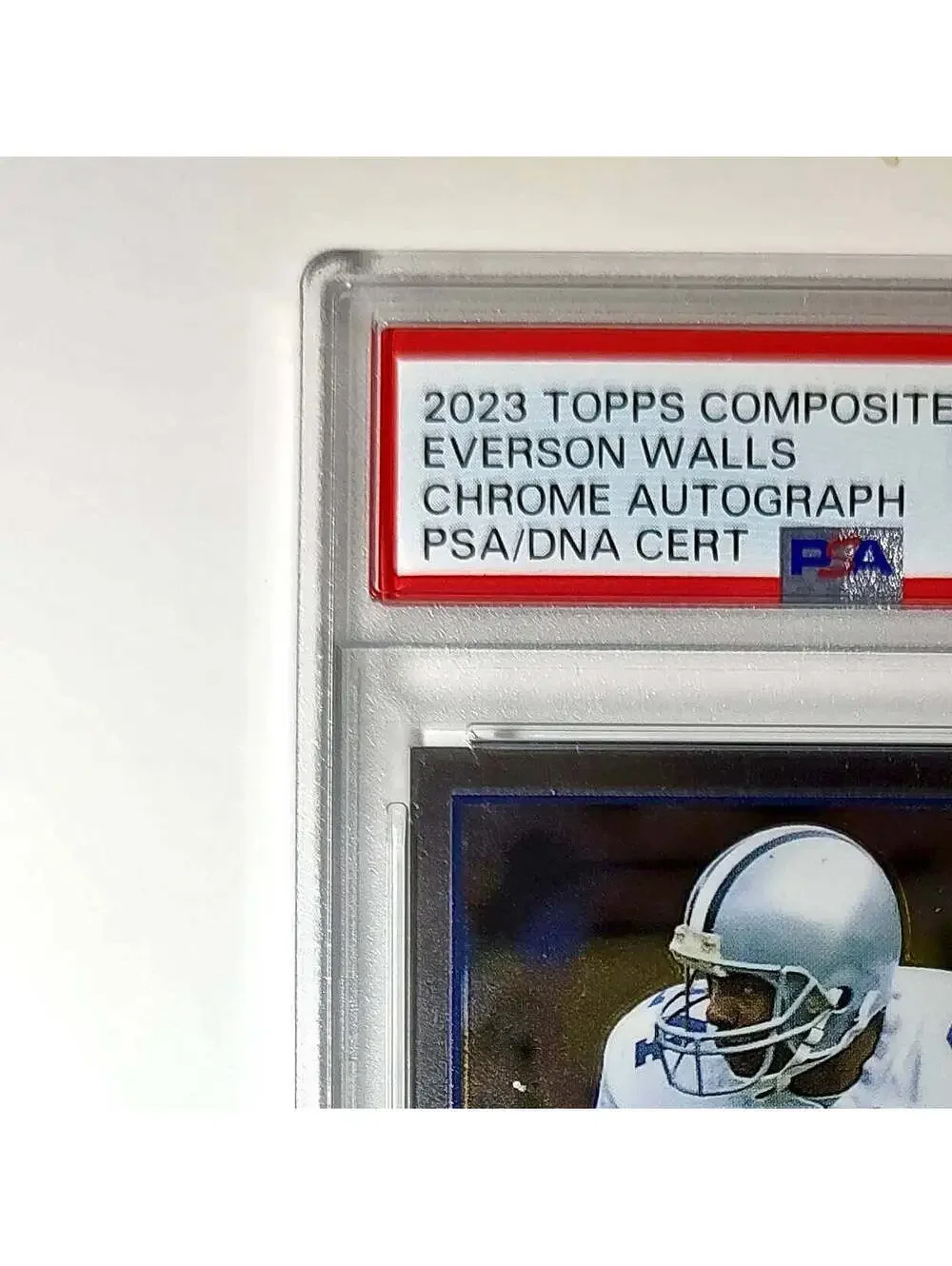 Everson Walls 2023 Topps Chrome #TCA-EW PSA 10 Auto 10